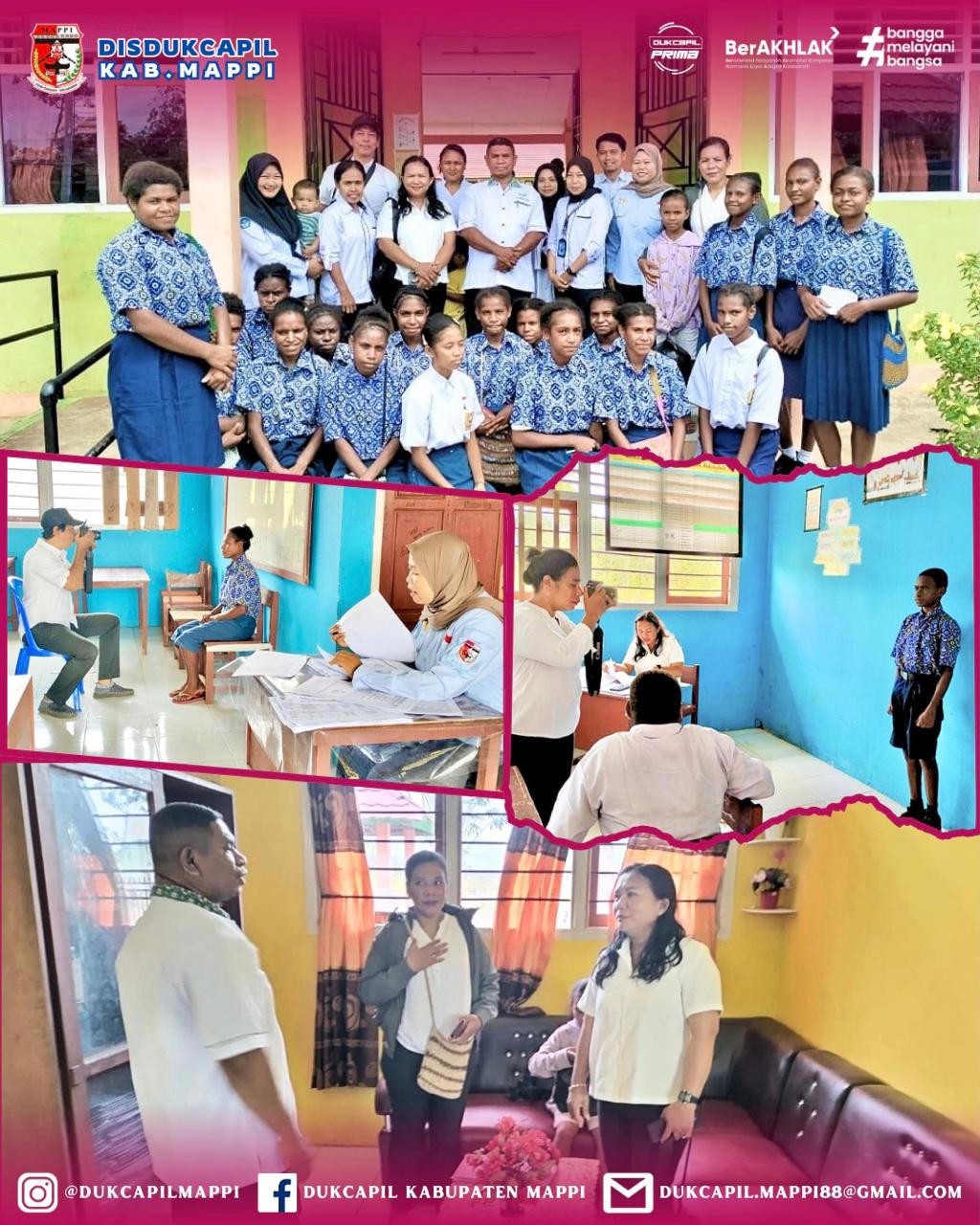 PELAKSANAAN KEGIATAN JEMPUT BOLA, PEREKAMAN KARTU IDENTITAS ANAK (KIA) BAGI SISWA/SISWI SEKOLAH MENENGAH PERTAMA. SMP NEG. 2 NAMBAI