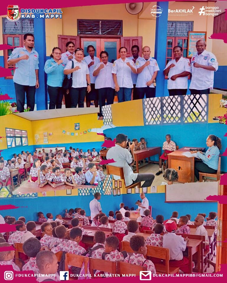 PELAKSANAAN KEGIATAN JEMPUT BOLA,PEREKAMAN KARTU IDENTITAS ANAK (KIA) BAGI SISWA/SISWI SD KAMP. DAGIMON